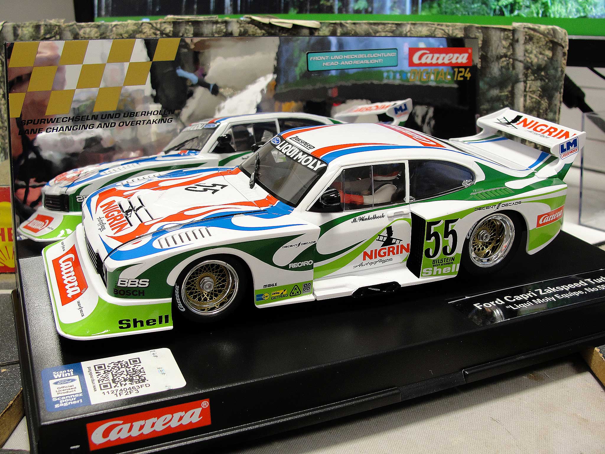 Carrera Digital 124 23869 Ford Capri Zakspeed Liqui Moly Equip